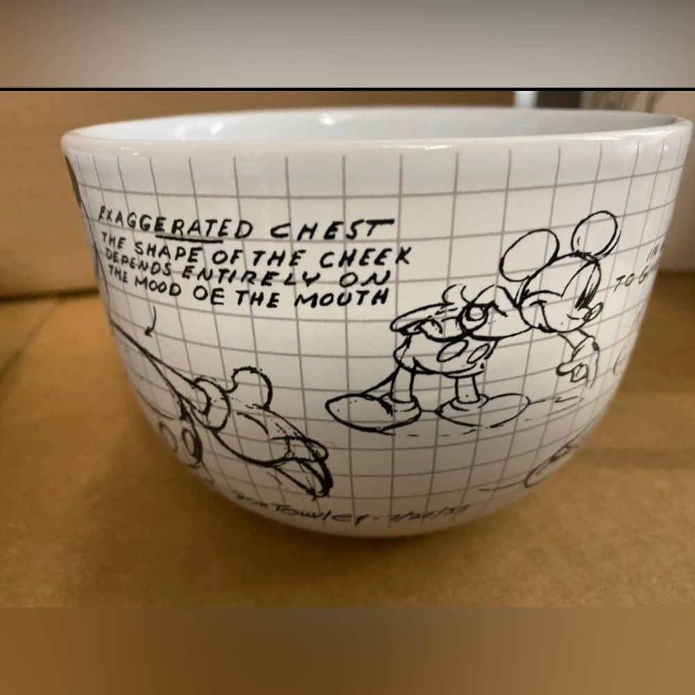 Disney Sketchbook Mickey Mouse oversize coffee mug - Brand new!!!